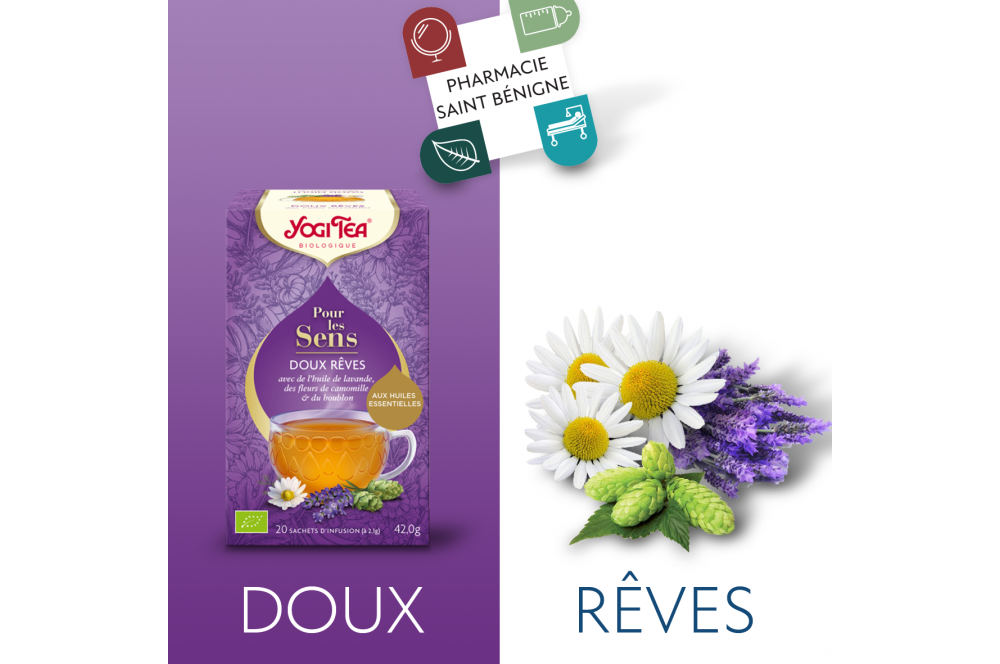 Infusion YOGI TEA Pour les Sens - Doux Rêves - x17 sachets