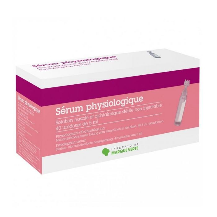 Sérum Physiologique 40 Unidoses de 5ml