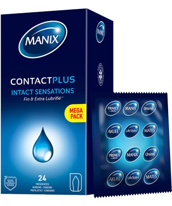 MANIX CONTACT - 24 PRESERVATIFS