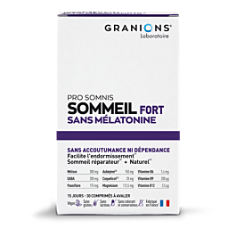 PRO SOMNIS SOMMEIL FORT SANS MELATONINE